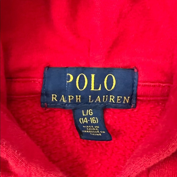 Polo by Ralph Lauren Kids Red Hoodie - Picture 2 of 6